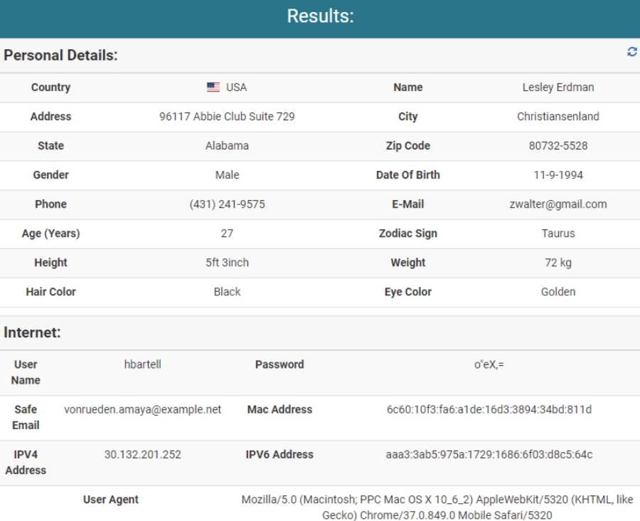 How to create a fake US address Using a Fake Address Generator?